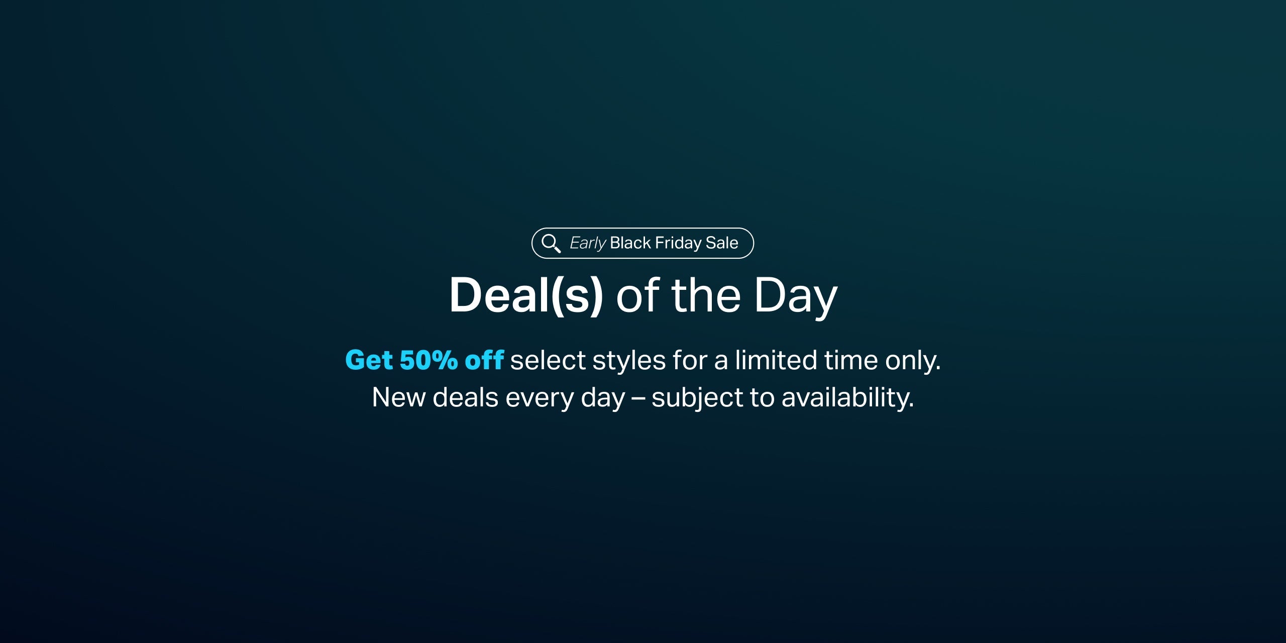 Deal of the day