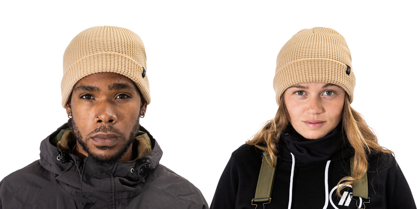 Tan Beanie Zoom View Image 1