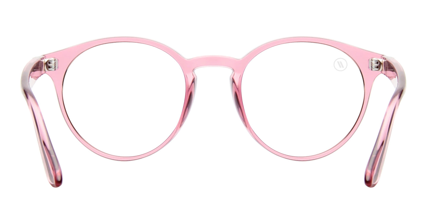 Crazy Love | Readers - Blue Light Blocking Readers With Gloss Crystal Pink Frame Readers | $48 US | Blenders Eyewear