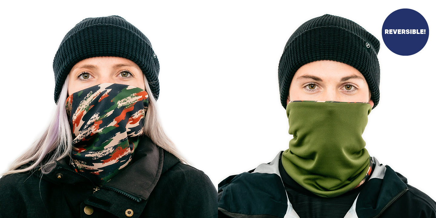 Camo/Olive Neck Gaiter Zoom View Image 1