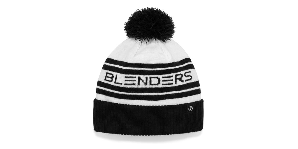 Black Pom Beanie 1